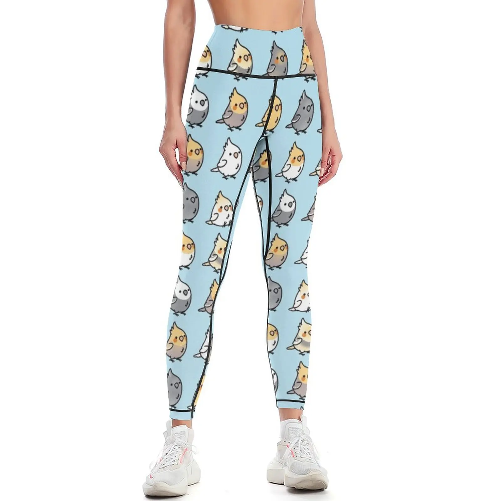 Chubby Cockatiel Collection Leggings Fitness clothing flared Womens Leggings