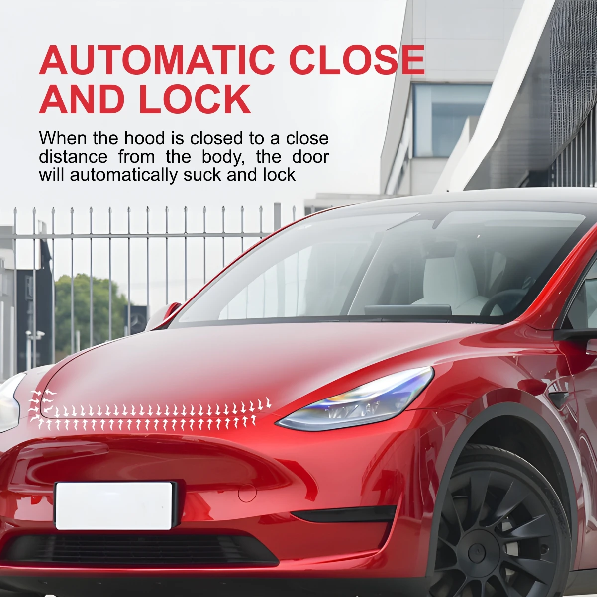 Electric Vehicle Components Soft Close Door For Changan Deepal S07 Electric Suction Frunk Automatic Suct Hood