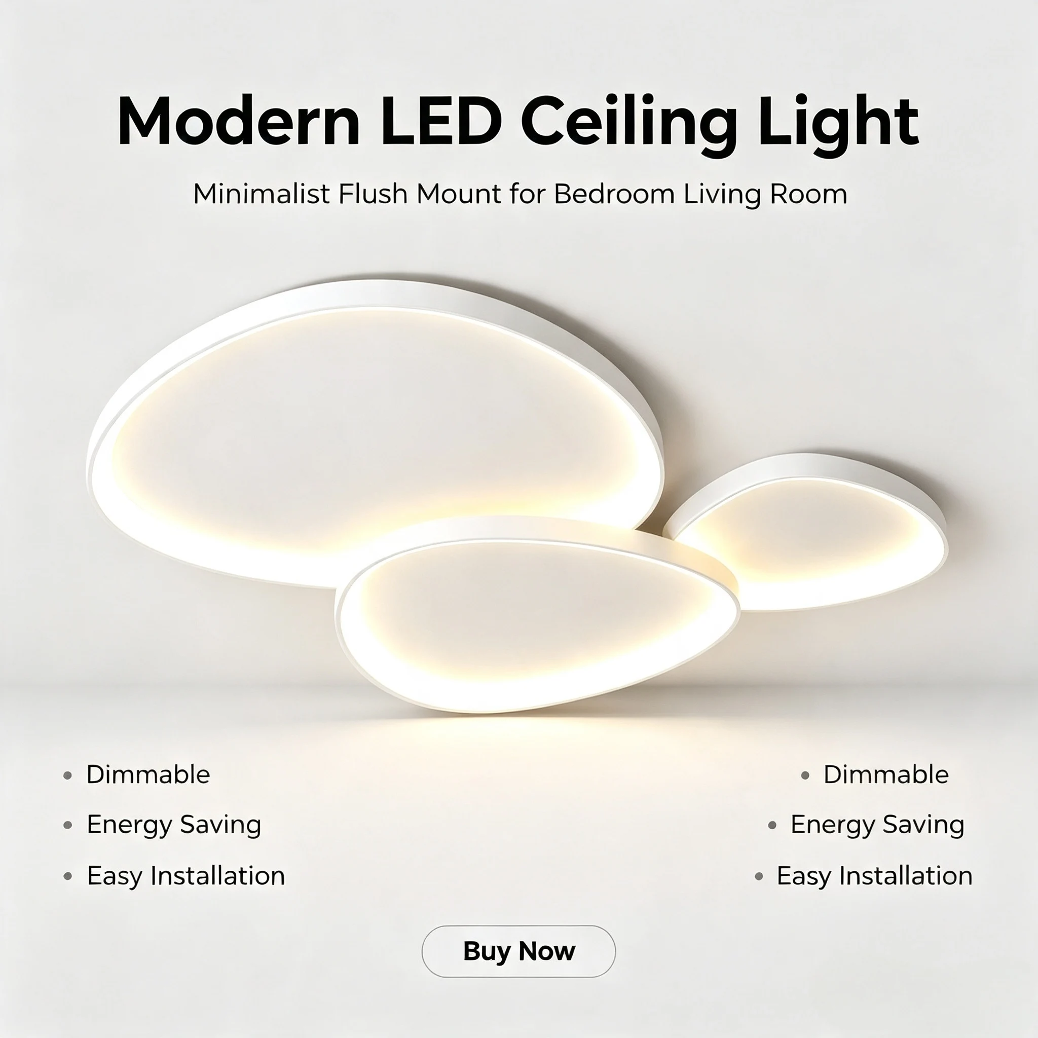Modern Minimalis LED Ceiling Lamp Nordic Living Dining Room Bedroom Home Decoration Lighting Nordic Living Room Main Light