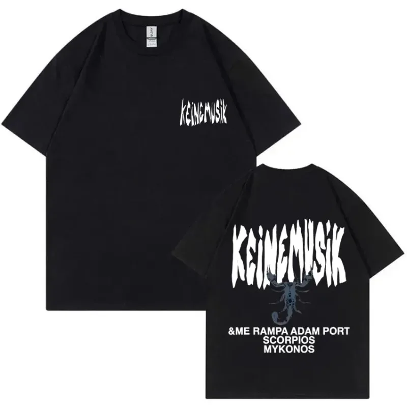 Camiseta gráfica Keinemusik X Pacha de verano para hombres y mujeres, camisetas Vintage de moda Hip Hop, camisetas informales de manga corta de algodón 100% para hombres