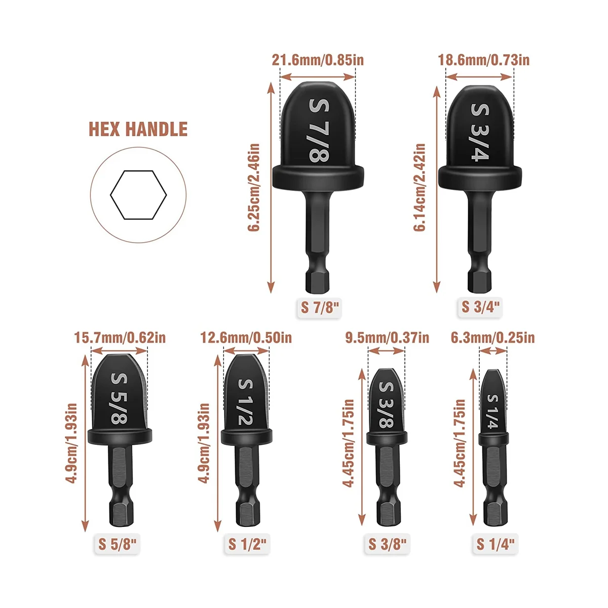 HVAC Repairing Tools, Air Conditioner Copper Tube Swaging Tool with Expander Drill Bit, Copper Pipe Cutter