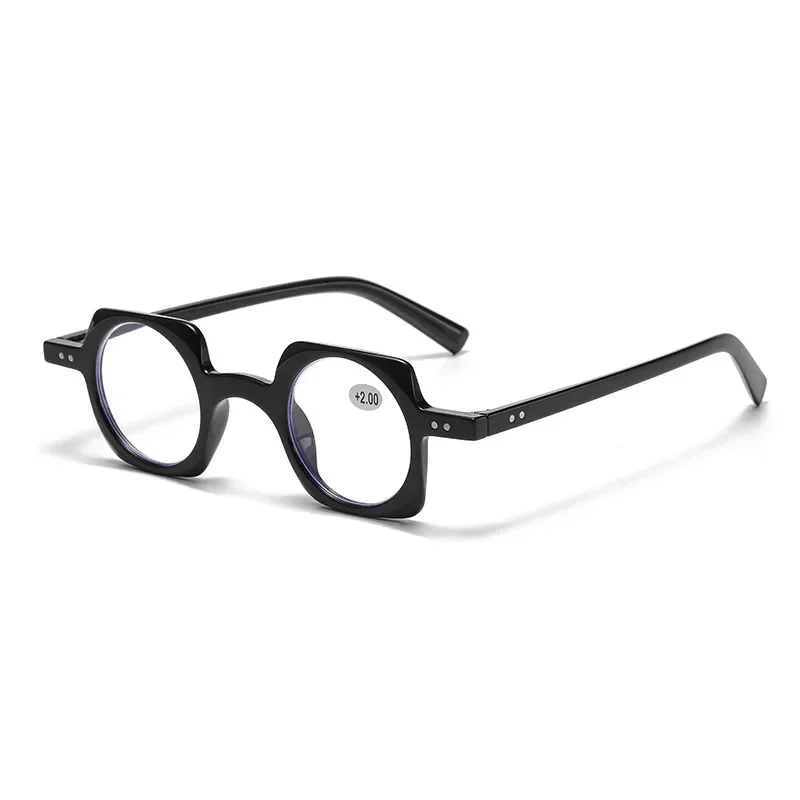 Anti Blue Light Presbyopia Glasses Restoration Antique Frame Concave Art Original Glasses Decorative Glasses with Prescription image 5