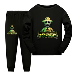 ZOONOMALY Kids Clothes Baby Girls Long Sleeve T Shirt Pants 2pcs Sets Teenager Boys Casaul Sleepwear Kids Cartoon Pyjama