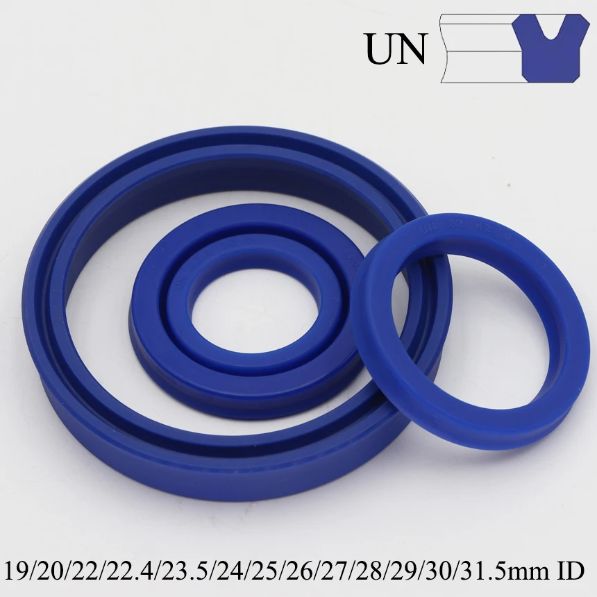 UN 22/22.4/23.5/23/24/25/26/27/28/30/31.5/32/33mm ID Polyurethane PU Shaft Piston Rod U/Y Lip Ring Gasket Hydraulic Oil Seal