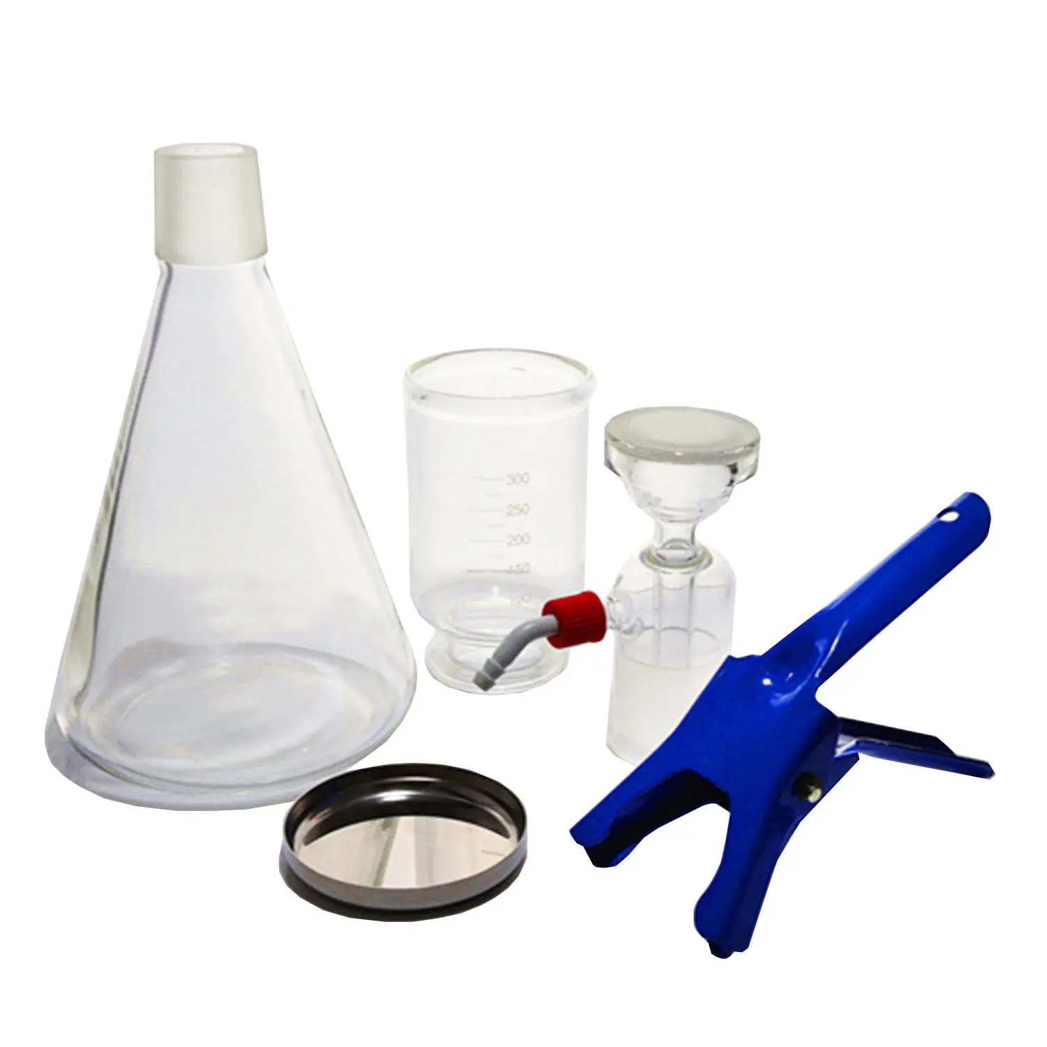 250 ml-5000 ml New Phòng Thí Nghiệm Hút Lọc Bộ Máy Thủy Tinh Bộ Dụng Cụ w/300 Ml Tốt Nghiệp Phễu Được Thiết Kế