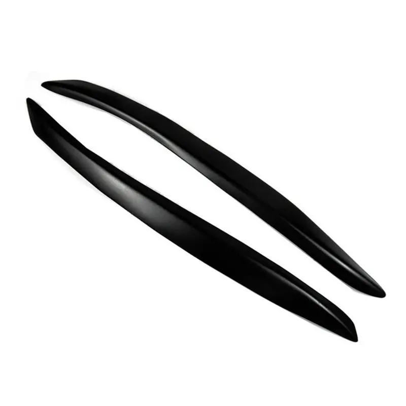 A30F-Car Front Headlight Eyebrow Head Light Eyelid Eyebrow Resin Headlight Eyebrow Trim Sticker For TT 2006-2014