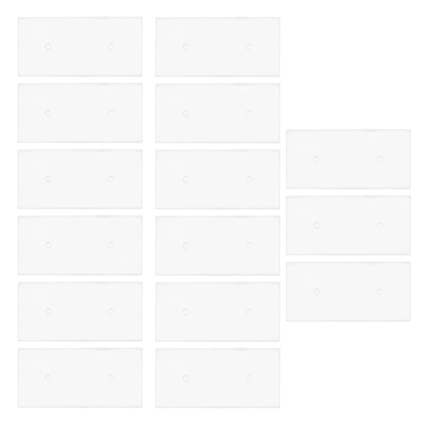 15 قطعة منظم القرط عرض موقف مادة الاكريليك للاستخدام المنزلي والتجزئة حامل القرط عرض المجوهرات للبيع