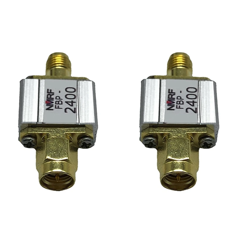 

2X FBP-2400 2.4G 2450Mhz Bandpass Filter Zigbee Anti-Jamming Dedicated SMA Interface