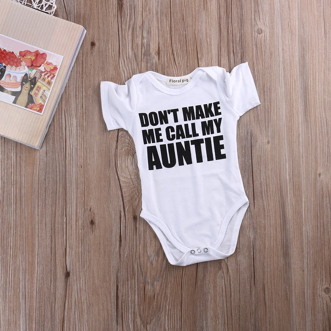 Unisex Newborn's Letter Printed Romper Short Sleeve Round Neck Triangle Bodysuit 2024 Summer Fashion Wear Going Out Tops