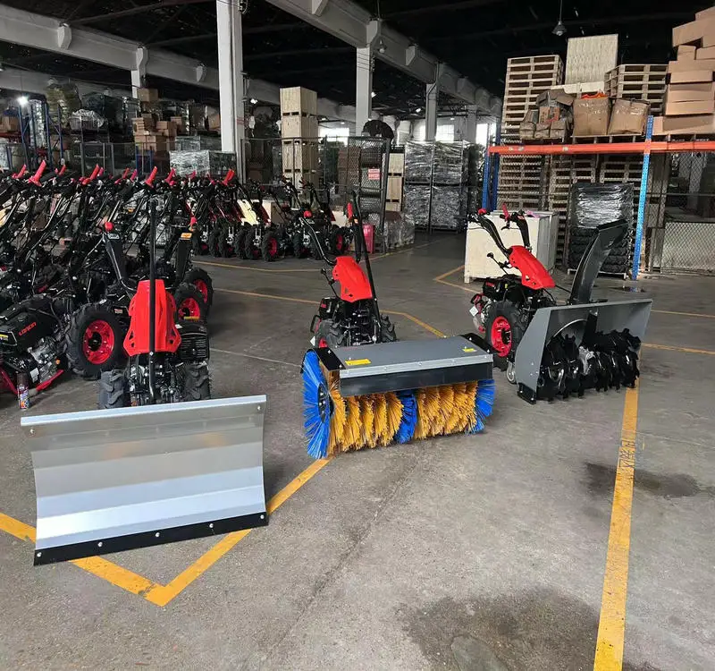 منفاخ ثلج متعدد الوظائف بطول 1.1 متر مع محرك Longxin، آلة كنس فعالة وقوية لإزالة ثلج الشارع #4