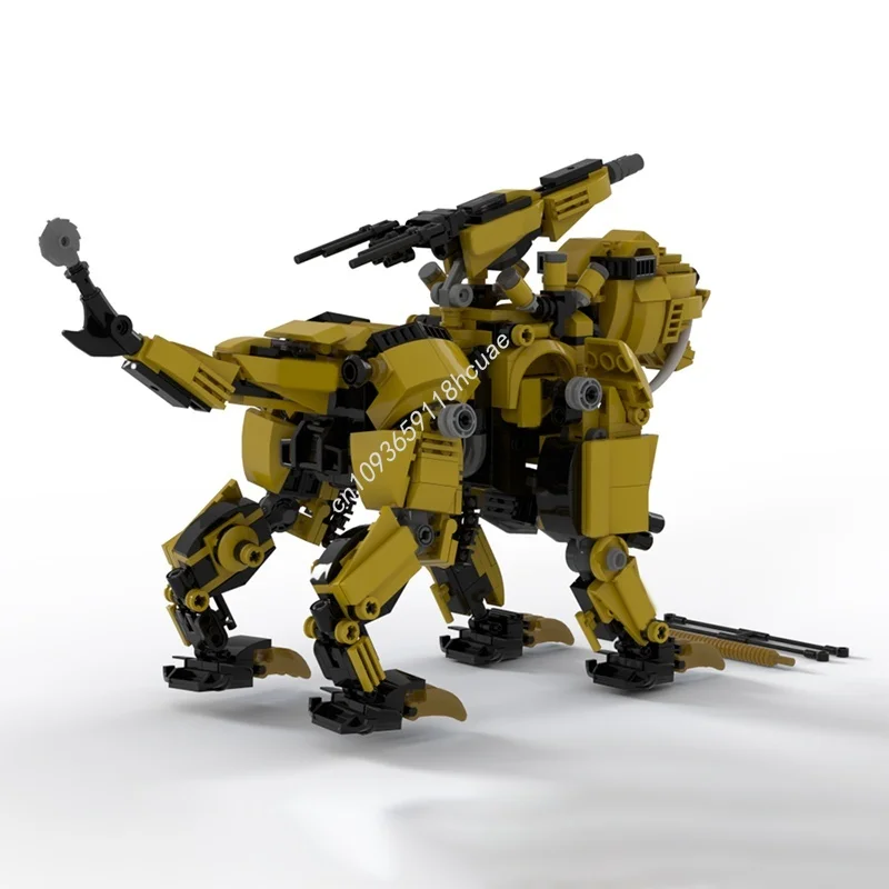 ตัวต่อ MOC รุ่นเสือฟันดาบ 753 ชิ้น ของขวัญคริสต์มาส ชุดตัวต่อสถาปัตยกรรม ประกอบเอง DIY ของเล่นเสริมพัฒนาการเด็ก