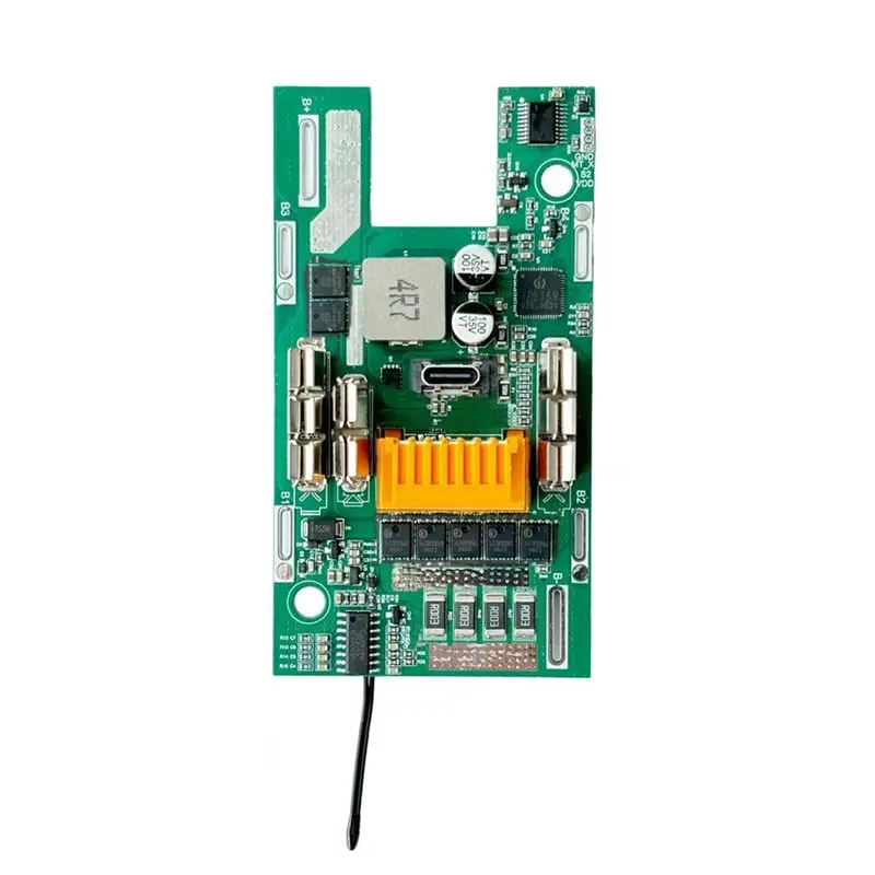 AB42-Battery Protection Board For 21700 Power Tool Type-C 9A Fast Charge USB Output Power Bank
