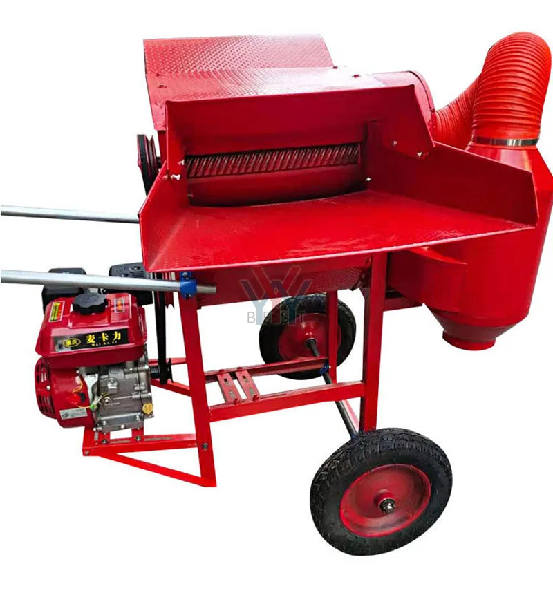 Multifunctional rapeseed thresher household small wheat rice millet soybean rapeseed highland barley thresher