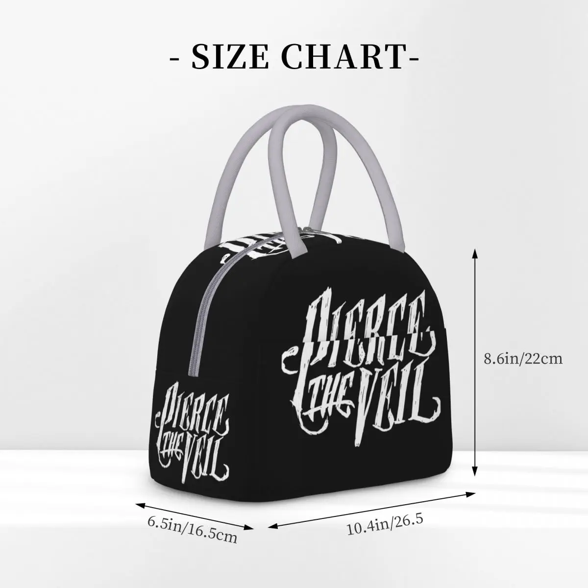 Insulated Lunch Tote Bag PIERCE THE VEIL Band Rock Music Accessories Food Box New Cooler Thermal Bento Box For Outdoor