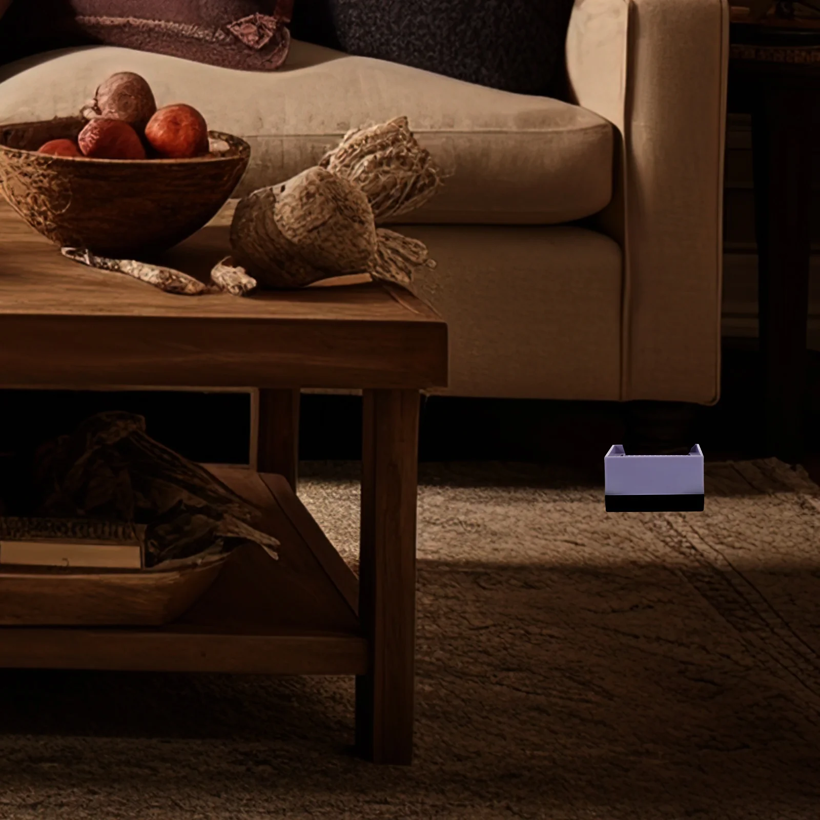 

4pcs Non-Slip Furniture Risers Heavy Duty Bed Legs Riser Blocks For Sofa Table Couch Chair Lifts Floor Protectors