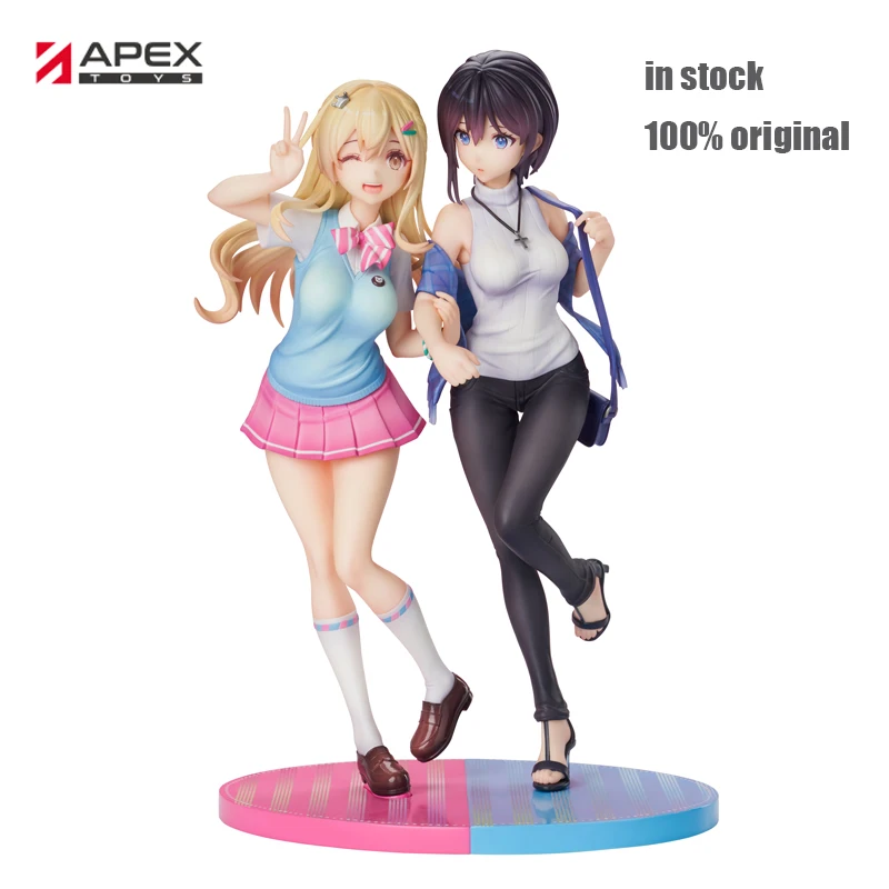 Original APEX Oshirabu:waifus Over Husbandos Fashioned Practice Early Morning Figure 23Cm Anime Figurine Model Toy for Boy Gift