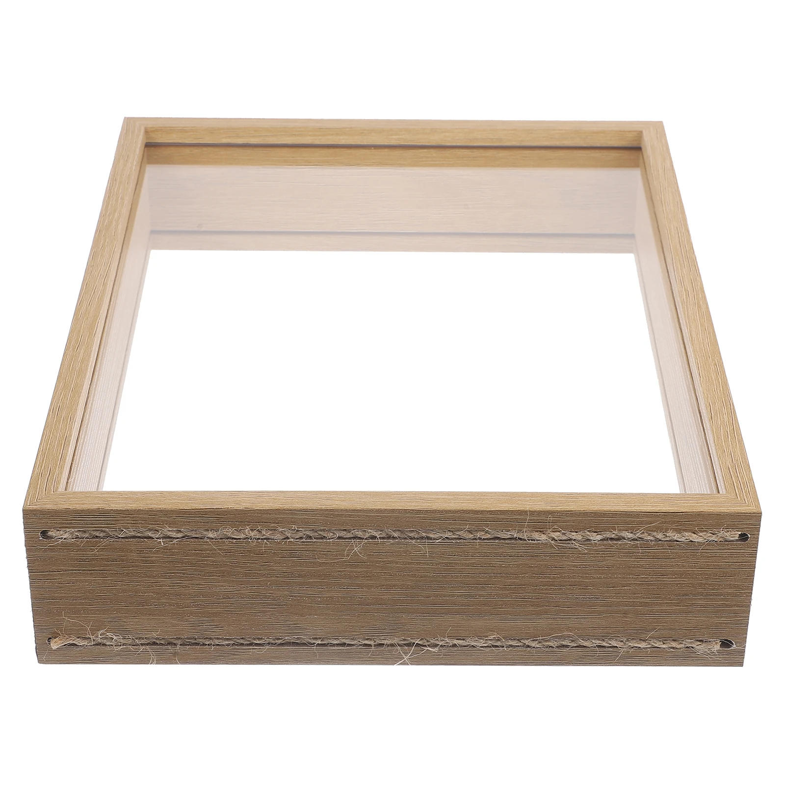 

Wooden Dried Flower Photo Frame 8 Inch Double Sided Acrylic Display Case DIY Specimen Pressed Flowers Butterflies nament