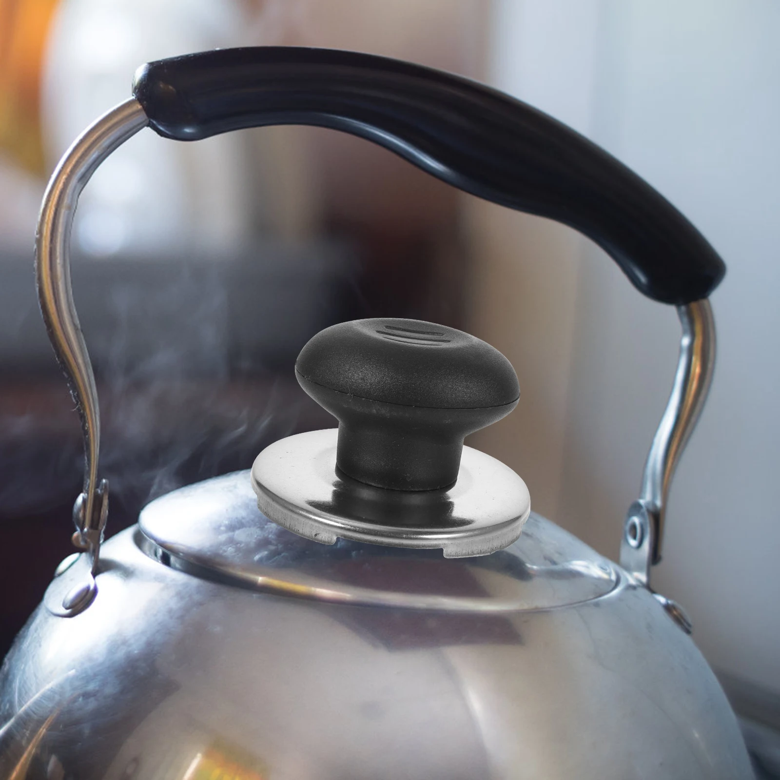 2 pezzi Manopole per bollitore Maniglie Bollitore per acqua Coperchio di ricambio Maniglia Teiera Fischio Coperchio per padella Gadget da cucina Materiale PP bollente
