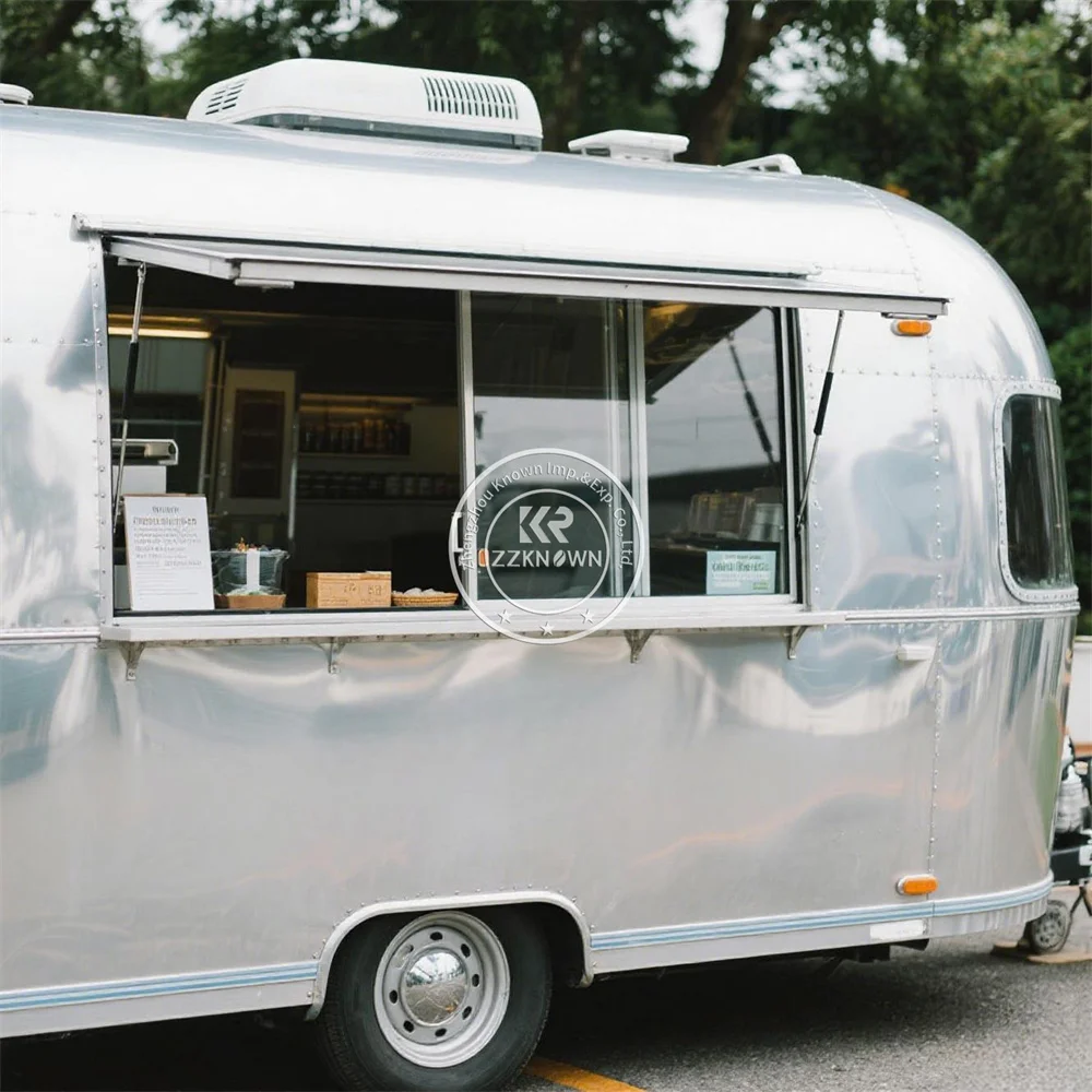 

Concession Food Truck Fully Equipped Catering Trailer Ice Cream Coffee Kiosk Fast Food Trailer Truck With Full Kitchen