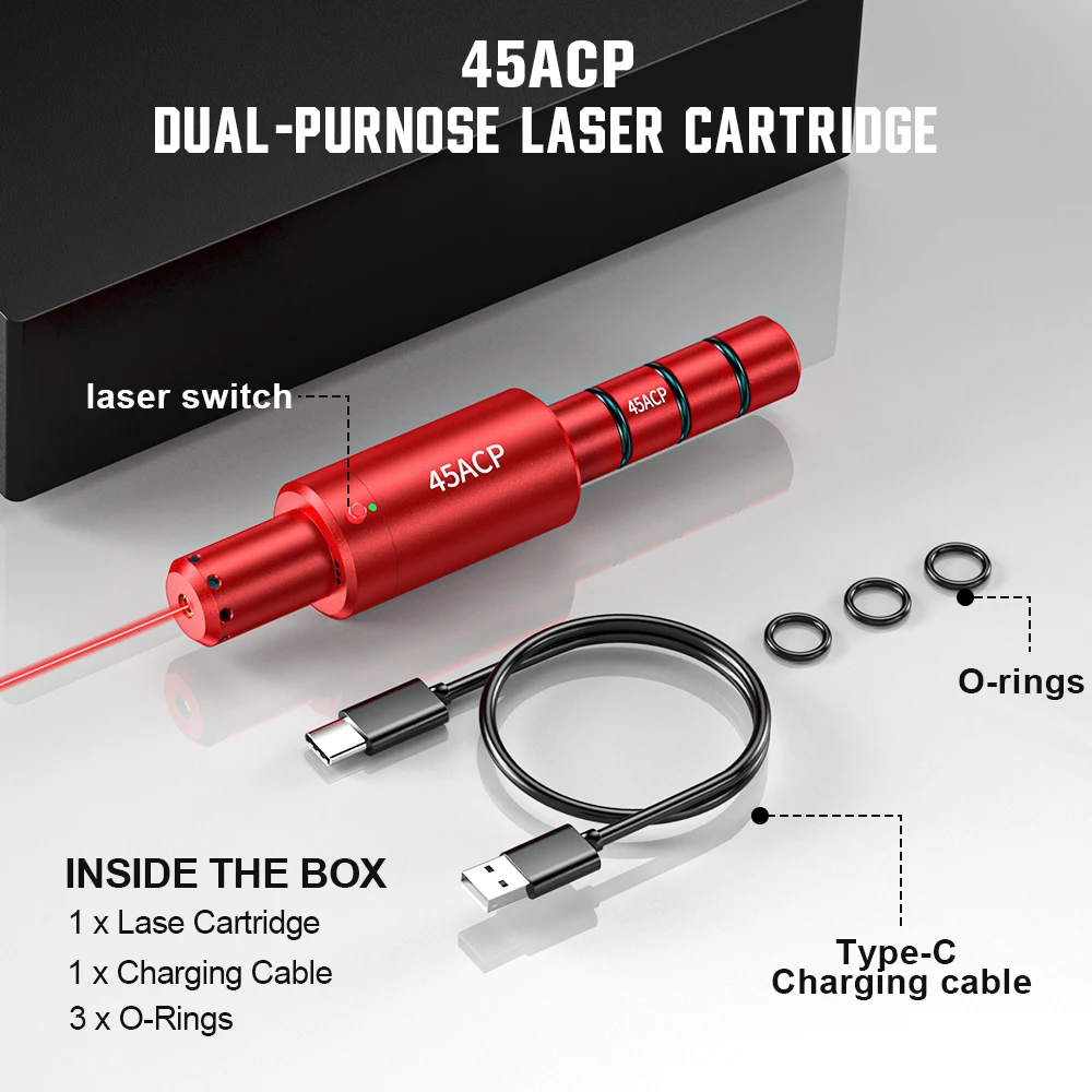 مدرب مغناطيسي متعدد الوظائف 45ACP، ثنائي الاستخدام للتدريب والمعايرة #5