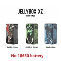 Original Rincoe Jellybox XZ Mod 228W 6.4-8.4V 5 Power Level Variable Voltage Vape Dual Batteries for DIY Coil RDA E-Cigarette