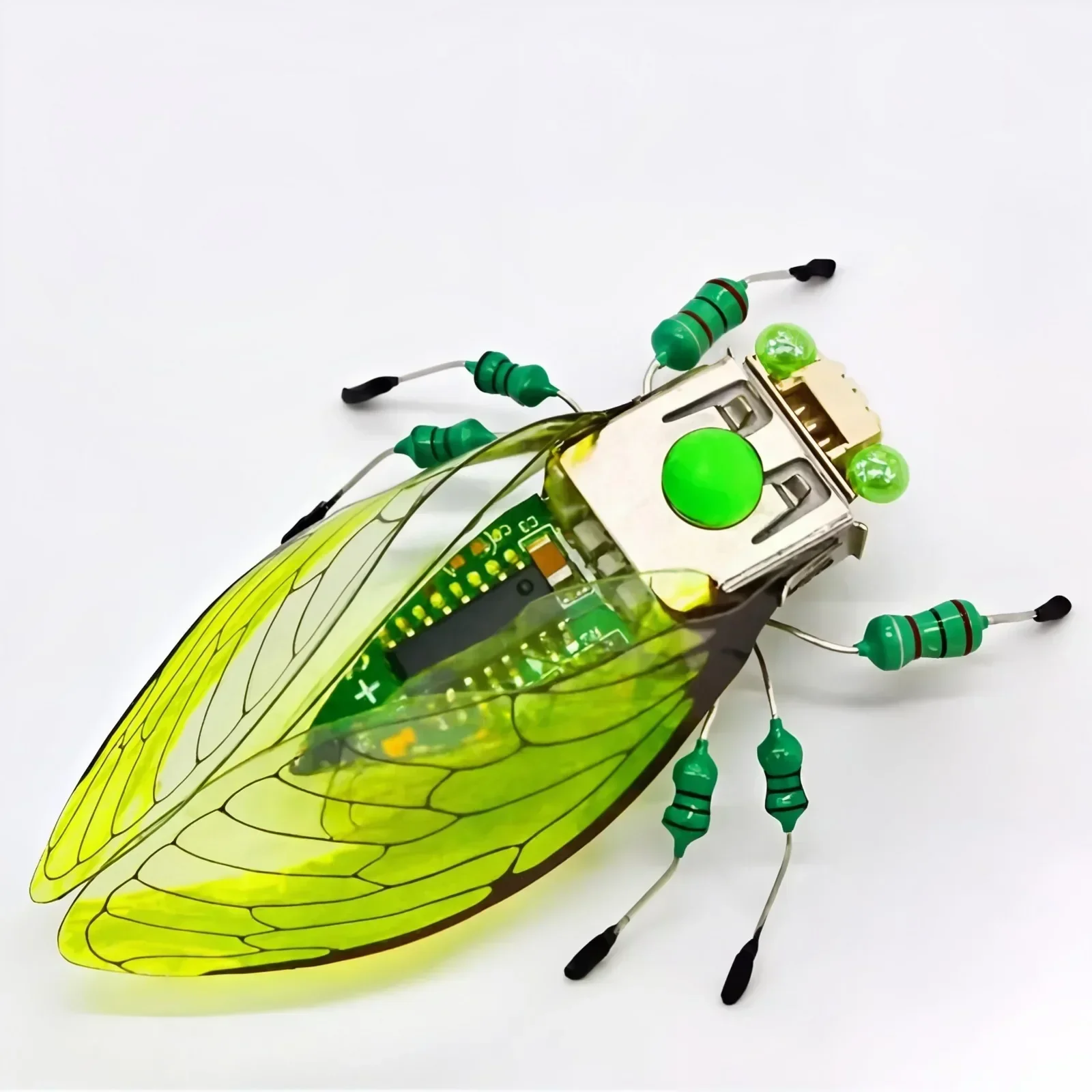 DIYmall Robot Insectos Ciencia Educación Escolar Animatrónica Kit de Robot de Vapor sin Soldadura para Niños