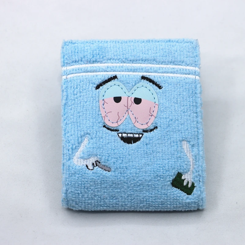 Plush Cute Towel cloth embroidered anime fashion wallet Cute Casual Gift for Girls