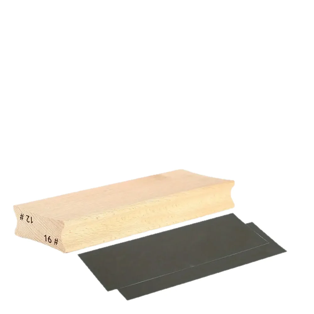 

Блок для шлифовки радиуса грифа гитары с наждачной бумагой, инструмент 2-в-1 для выравнивания ладов и радиуса грифа, инструмент для лютейеров