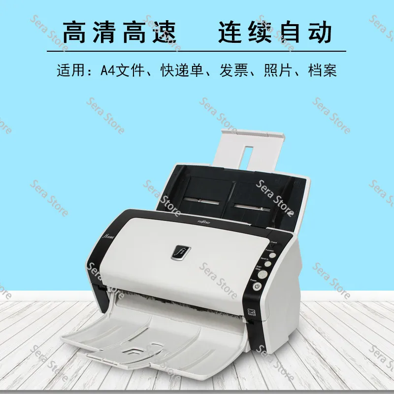 Fast continuous automatic paper feeding double-sided color high definition professional office small scanner machine