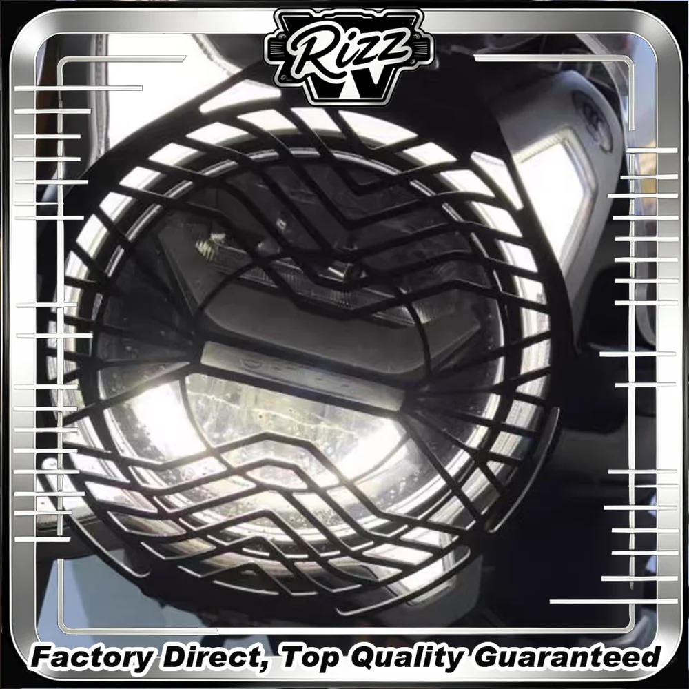 FOR Vintage Style Headlight Protective Grille Integrated Formed Alloy Headlamp Shield for CL-X700 Cruiser Motorcycle Accessory