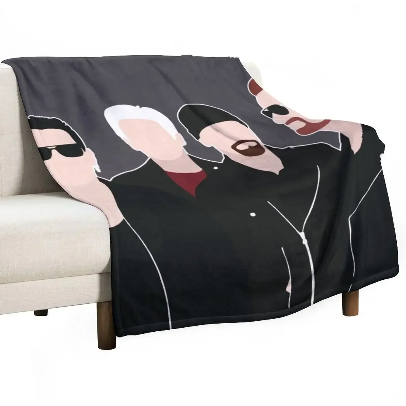 

U2 Throw Blanket anime Sofas Retros Blankets