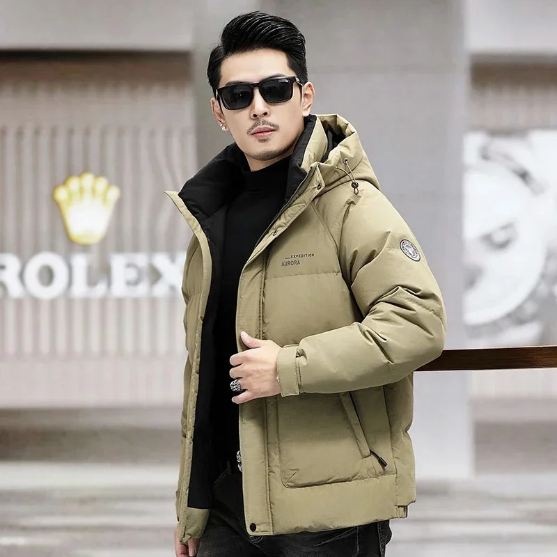 Designer Clothes Men Luxury Hooded Short Down Jacket Padded Men's Cold Mens Winter Duck Padding Coat