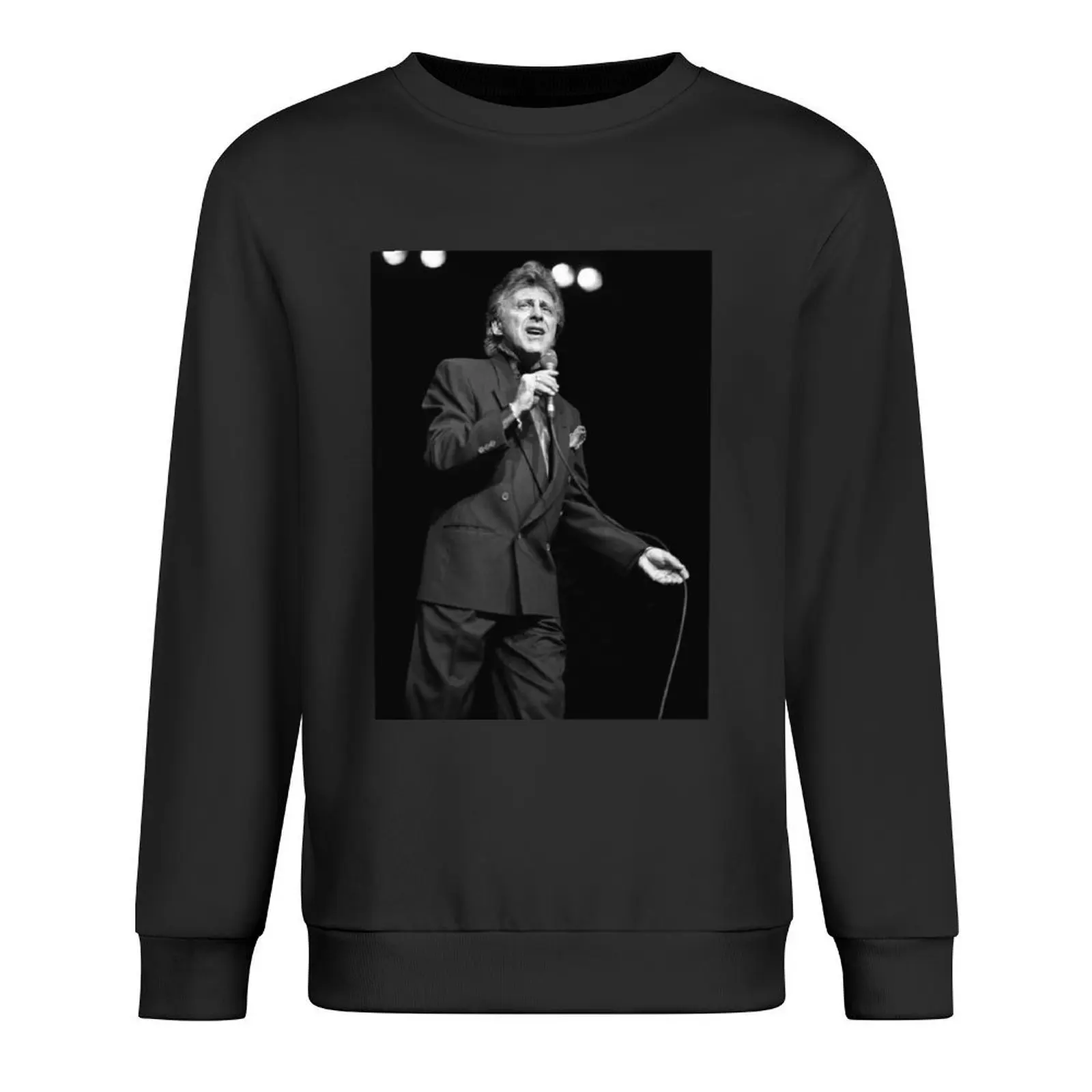 

Frankie Valli BW Photograph Pullover men clothes mens designer clothes tracksuit men anime clothing sweatshirts for men