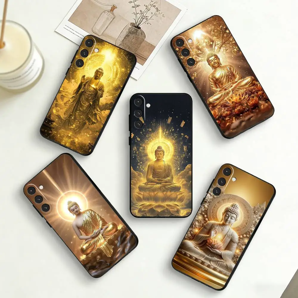 B-Buddha   Phone Case For Samsung Galaxy A73,A72,A71,A70,A53,A52,A51,Others Soft Black Cover