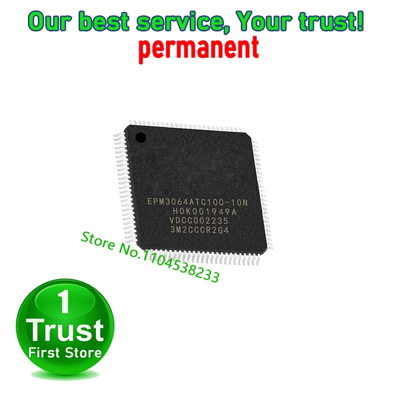 EPM3064ATC100-10N EPM3064ATC100 EPM3064ATC  QFP  Trust First   in stock 1PCS/LOT