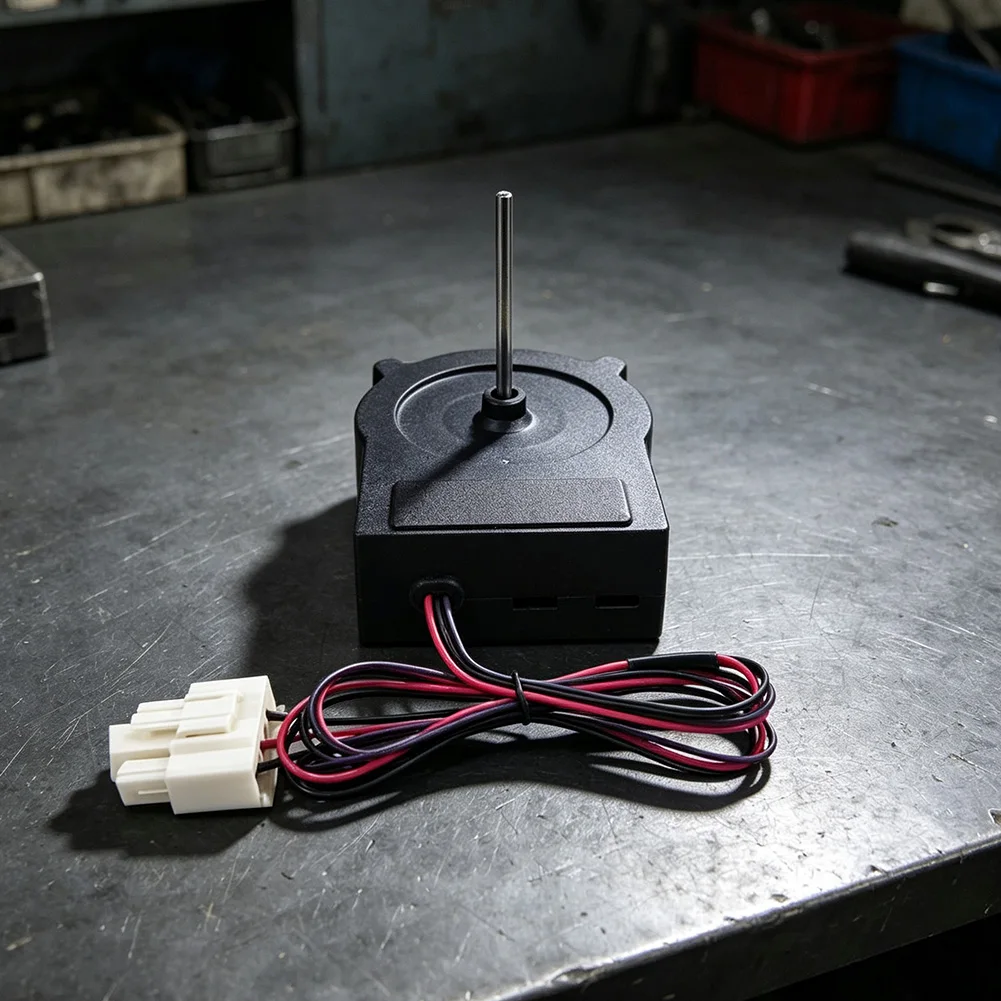 Condenser Fan Motor Refrigerator 10 8 5cm Plastic Design Aiding Air Circulation Frost Reduction and Easy Clean
