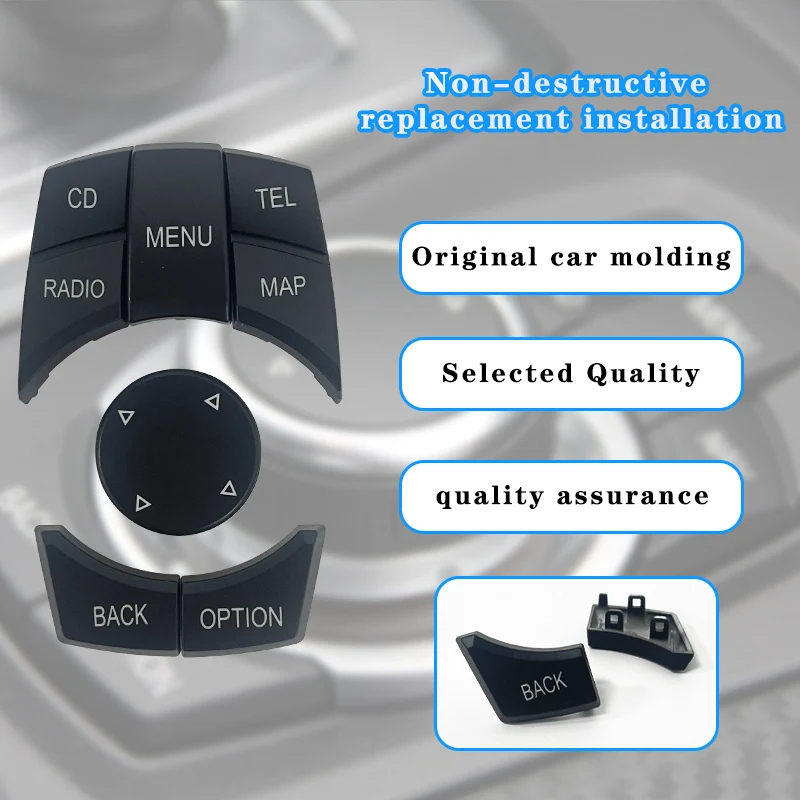 For BMW F20 F21 F22 F30 F34 F36 F10 F11 F31 F32 E61 F25 E87 E90 E70E92 Car Central Console Multimedia Menu Mouse Button Key Knob