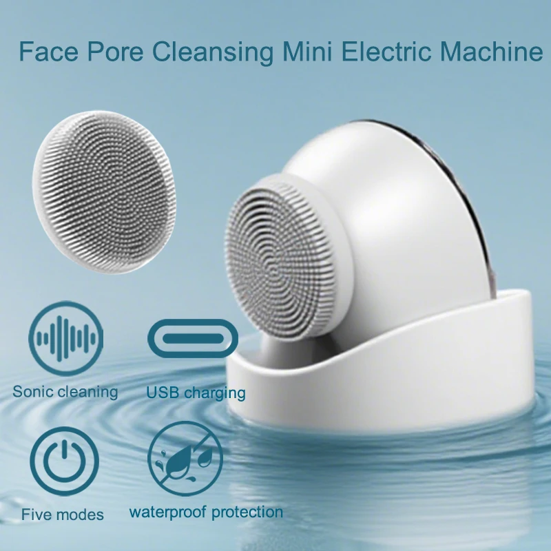 

Face Pore Cleansing Mini Electric Machine With Lift Feature Handheld Skincare Brush 2in1 High Frequency Electric Import Massager
