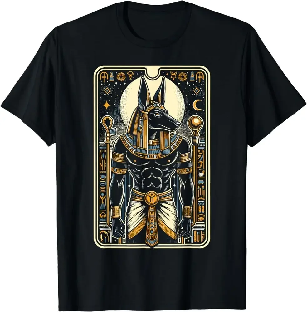 Anubis Egyptian God Ancient Egypt Mythologys Pharaoh T-Shirt Y2K tops Unisex Summer Short Sleeve