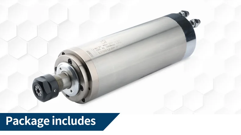HYCNC HQD 2.2kw Water Cooled Spindle Cnc Router Spindle Motor Wood Cutting 85mm Diameter Engraving and Milling Woodworking Motor