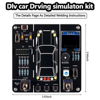 DIY Car Driving Simulation Soldering Practice Kit STEM Electronic Project Simulator Welding Project For Students To Learn