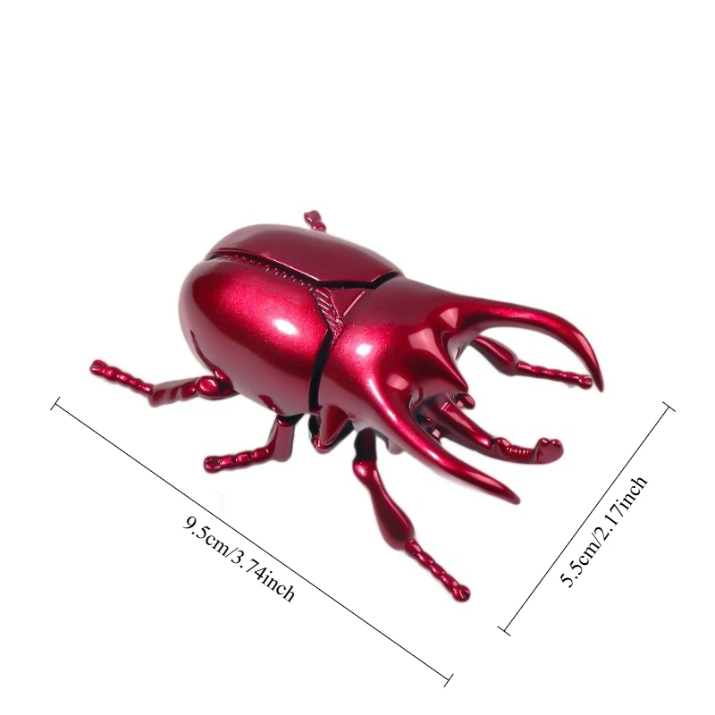 ゼンマイカブトムシ子供のおもちゃゼンマイカブトムシのおもちゃ子供のためのシミュレーションスカラベカブトムシ巻き付け這う昆虫モデルおもちゃ