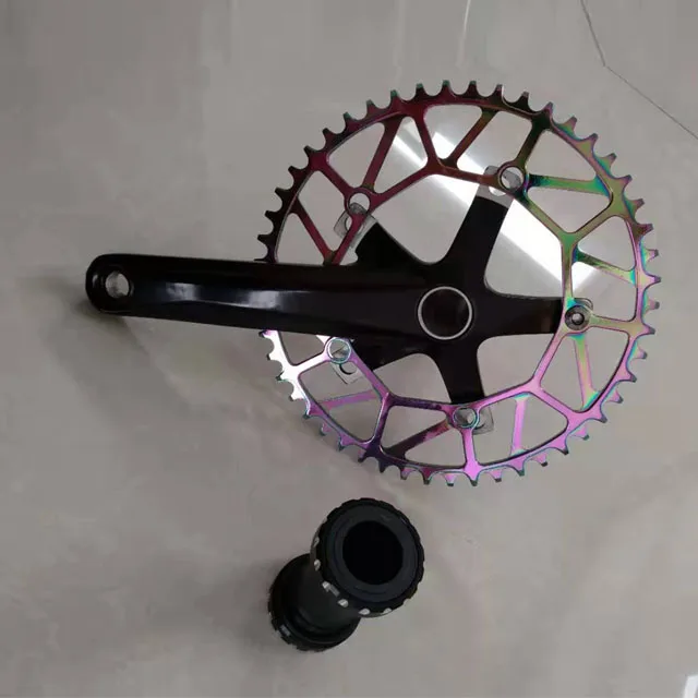 

New Design BCD130 Narrow And Wide Chain Ring Folding Bicycle Crankset 5 Hole Fold Bicycle Crankset & ChainwheelATU&UTV