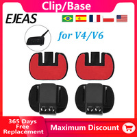 2PCS EJEAS V6 PRO (3.5mm Interface) Mounting Clip Double-Sided Tape Base for V4 PRO V4 PLUS Motorcycle Helmet Headset Intercom