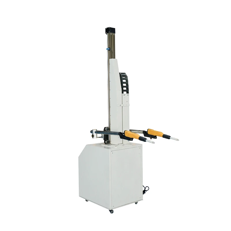 Automatic reciprocating machine for spraying Equipped with positioner and inverter