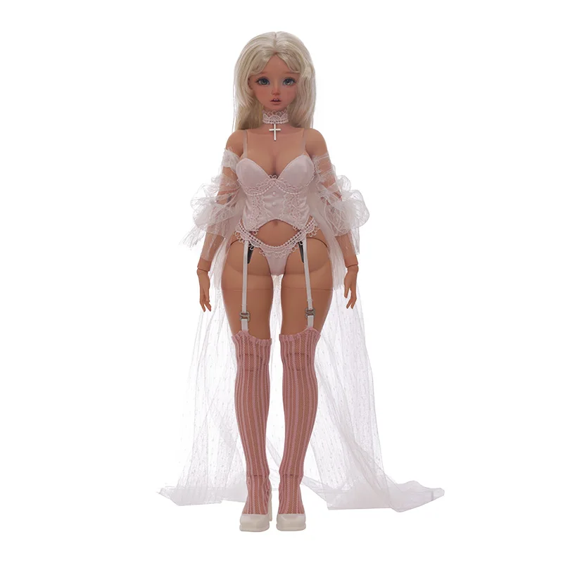 Shuga Fairy 1/4 Anthea Bjd Doll Captivating Joan Body Large Chest Long Legs Lingerie Show Style Sweet Smile Jointed Doll
