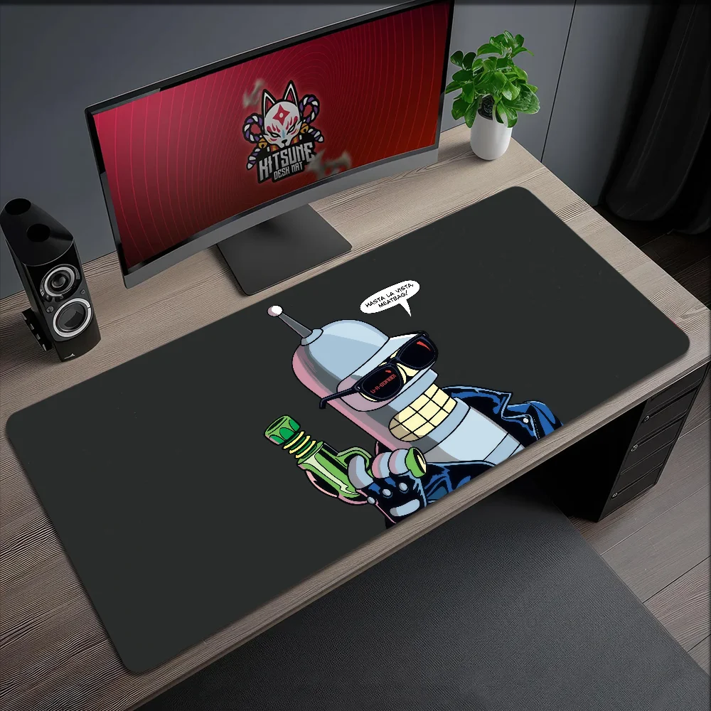 

Коврик для мыши F-Futurama: Комедийный, нескользящий, с анимационным дизайном, для офиса, учебы и игр, утолщенный, большой, для письма и рисования