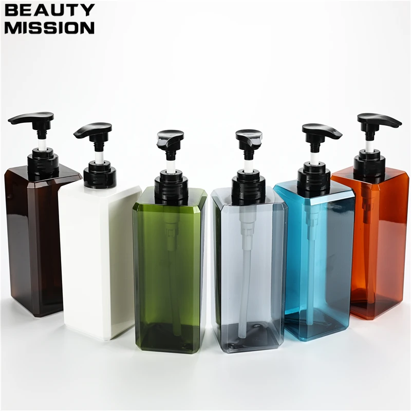 Luxury 800ML X 10 Bath Shower Gel Packaging Bottles Kitchen Refillable Hand Soap Dispenser Shampoo Containers For Hotel Bathroom