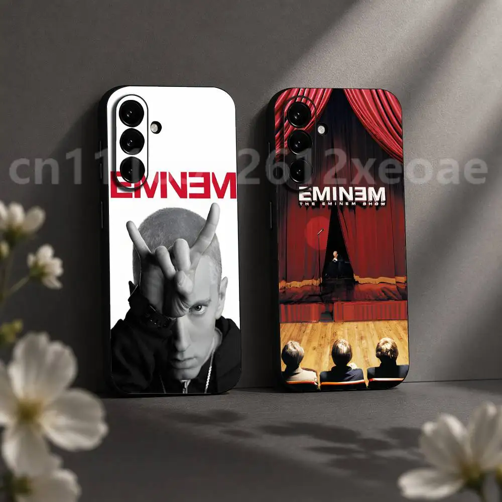 E-minem Rapper Phone Case For Samsung Galaxy S20 S30 S21 S22 S23 S24 S25 S26 Plus Ultra Silicone Black TPU Cover