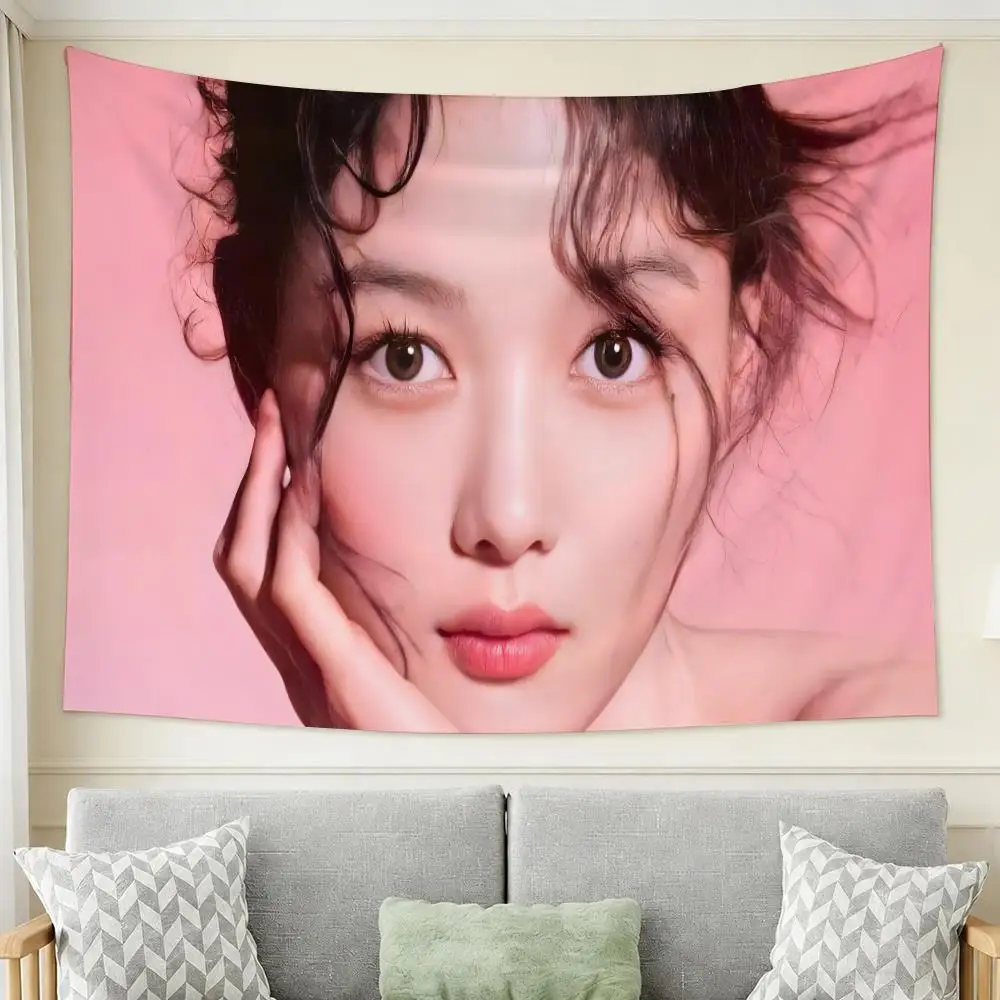 Actor K-Kim You-Jung Tapestry Tapestry Wall Hanging For Bedroom Dorm Living Room Decor Aesthetic